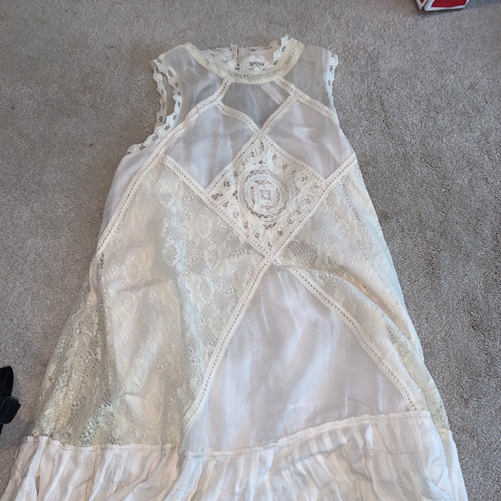 free people off white lace dress